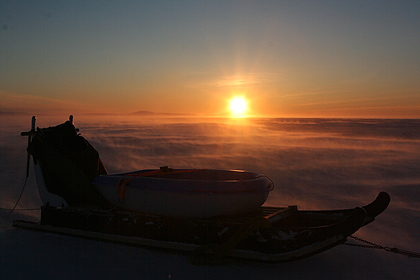 Sunset at Scoresby Sund , image by Nanu Travel