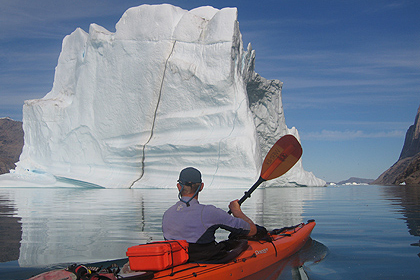 Kayaking in Scoresby sund , image by Dan Jones